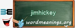 WordMeaning blackboard for jimhickey